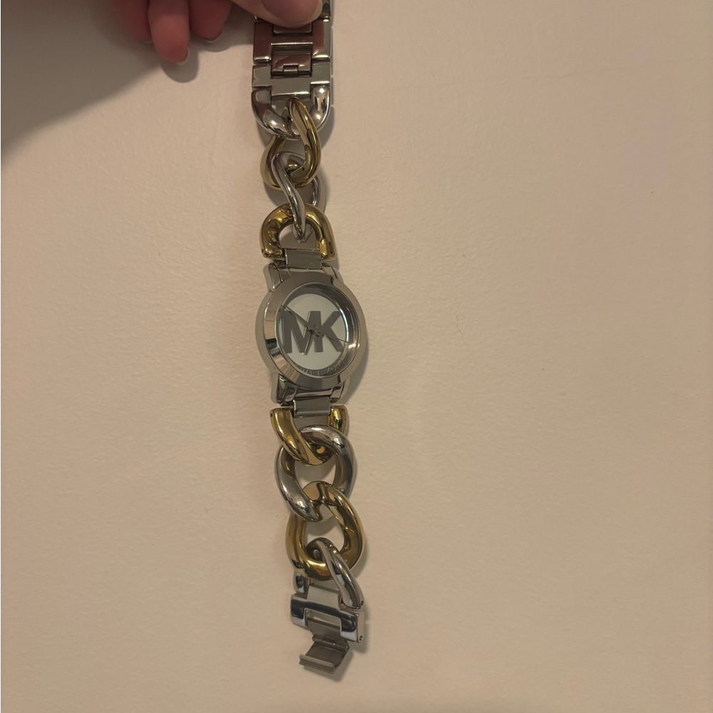 Michael Kors Two-Tone Chain Bracelet Watch